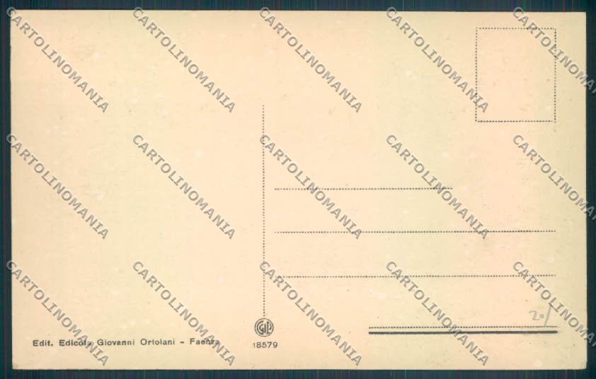 Ravenna Faenza cartolina ZT2387 – retro