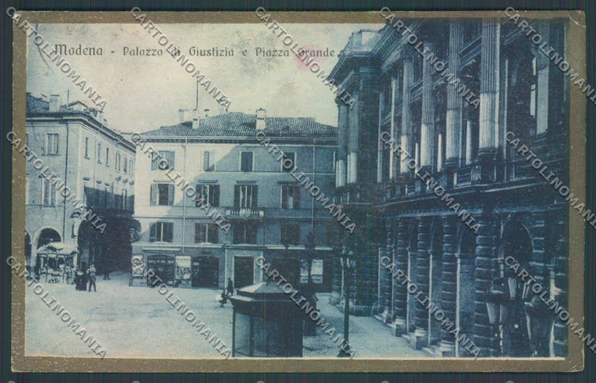 Modena Città TRACCE UMIDO cartolina ZT2398 – fronte