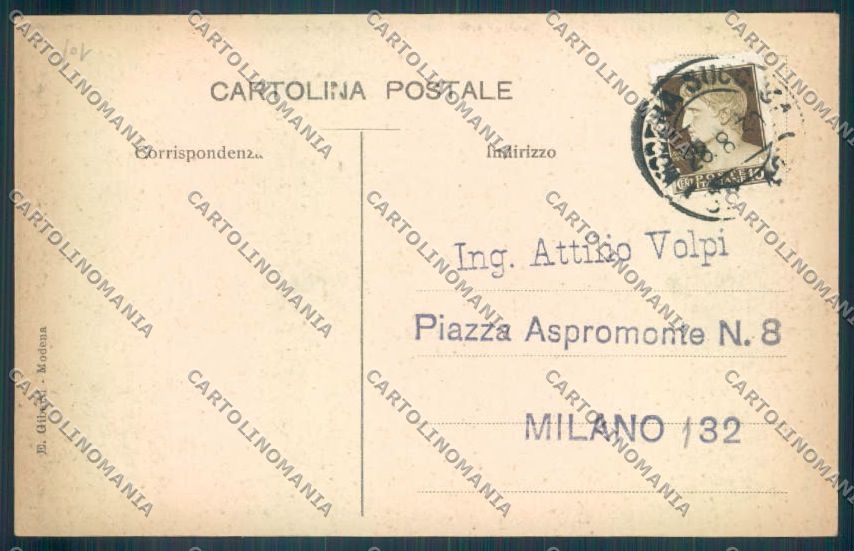 Modena Città cartolina ZT2406 – retro