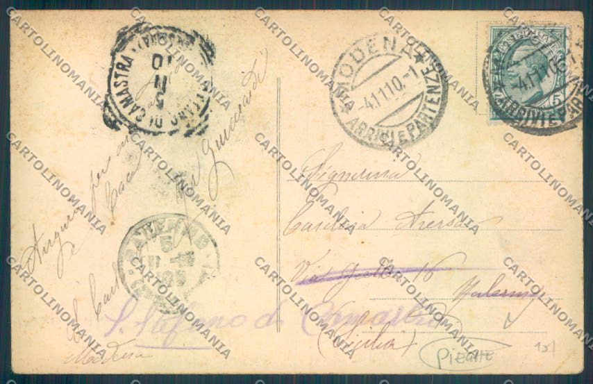 Modena Città PIEGHE cartolina ZT2419 – retro