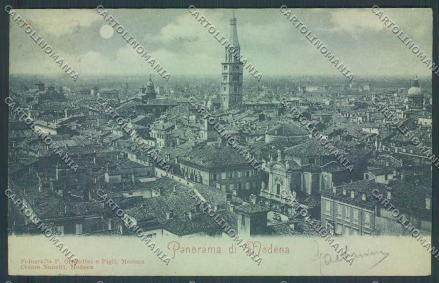 Modena Città Chiaro di Luna cartolina ZT2442 – fronte