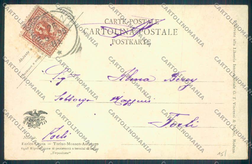 Modena Città cartolina ZT2447 – retro
