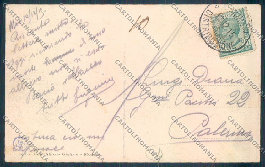 Modena Città cartolina ZT2466 – retro