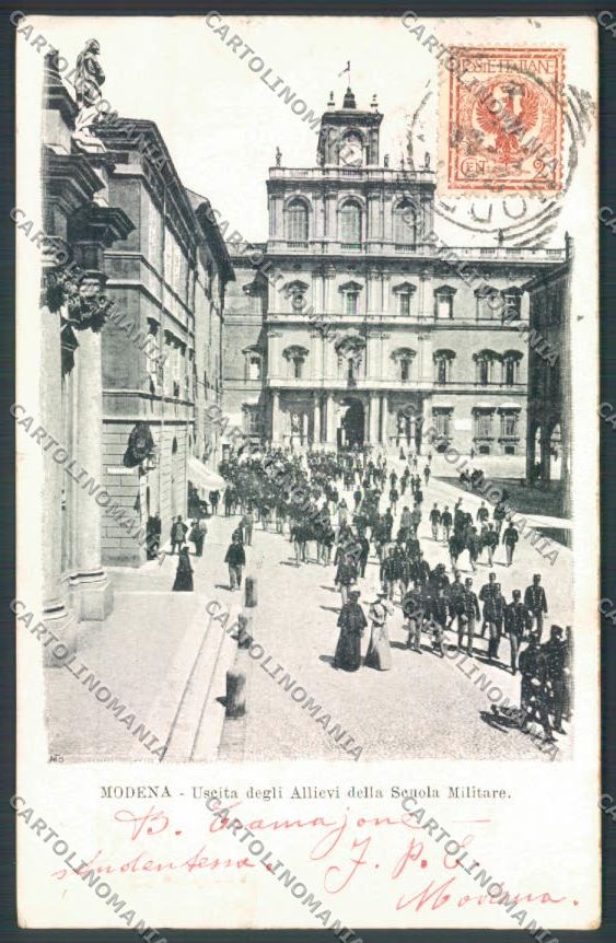 Modena Città Accademia Militare Fante cartolina ZT2469 – fronte