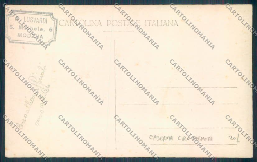 Modena Città Caserma Fante Foto cartolina ZT2471 – retro