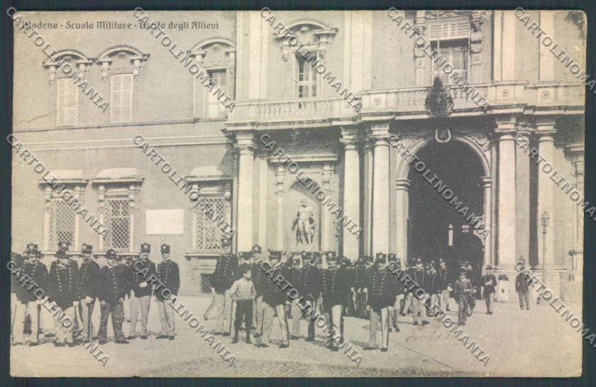 Modena Città Accademia Militare Fante PIEGHE cartolina ZT2473 – fronte