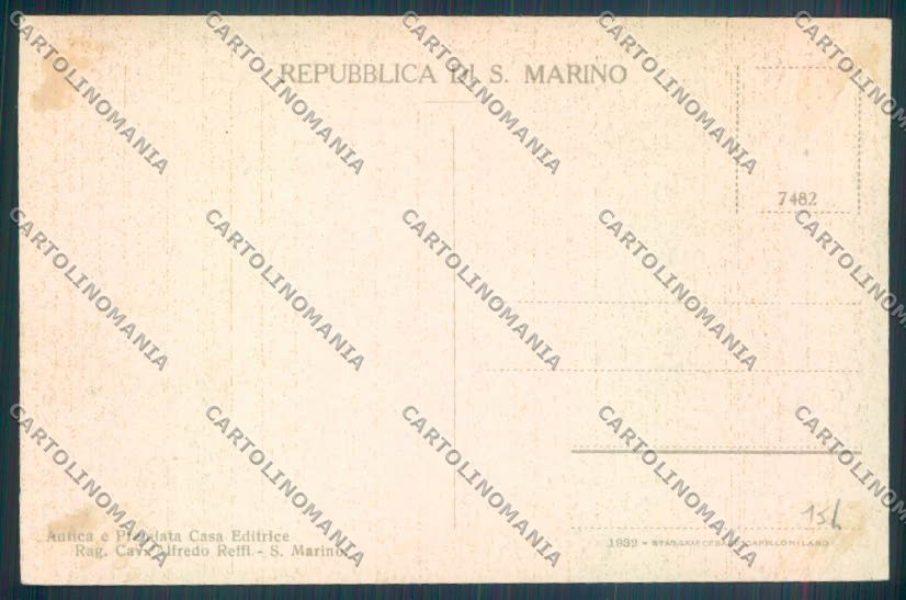 San Marino cartolina ZT2537 – retro