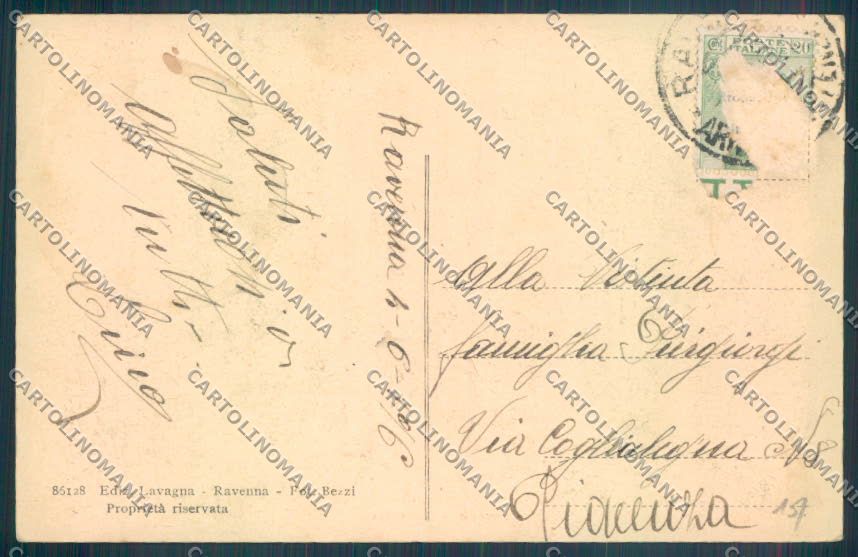 Ravenna Città cartolina ZT2558 – retro