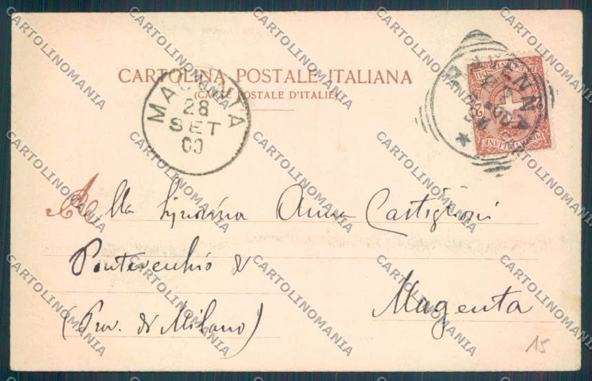 Ravenna Città 1900 cartolina ZT2561 – retro