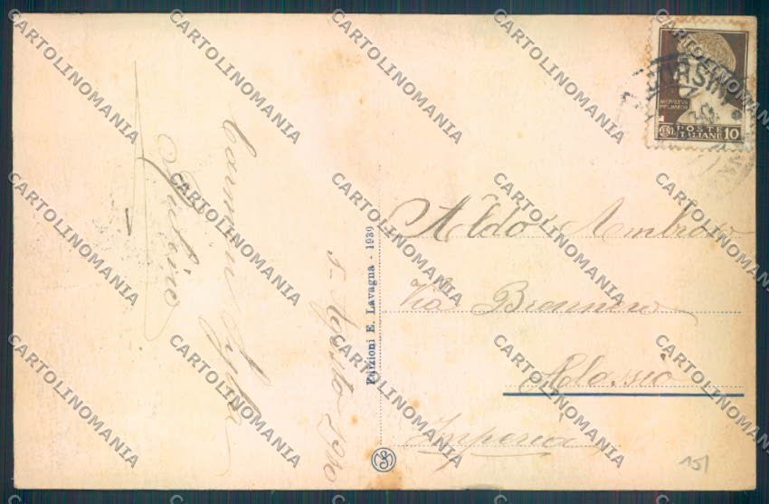 Ravenna Città Garibaldi PIEGATA cartolina ZT2569 – retro