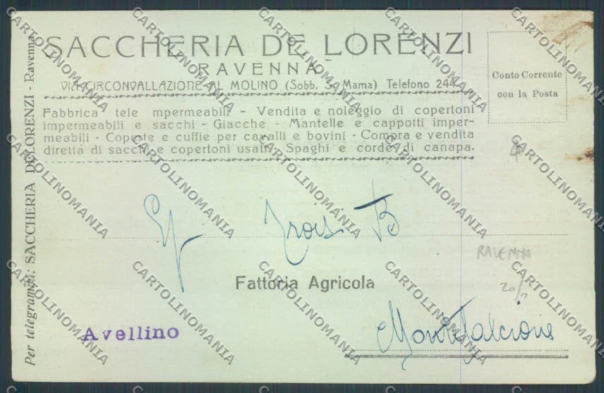 Ravenna Città Commerciale cartolina ZT2582 – fronte