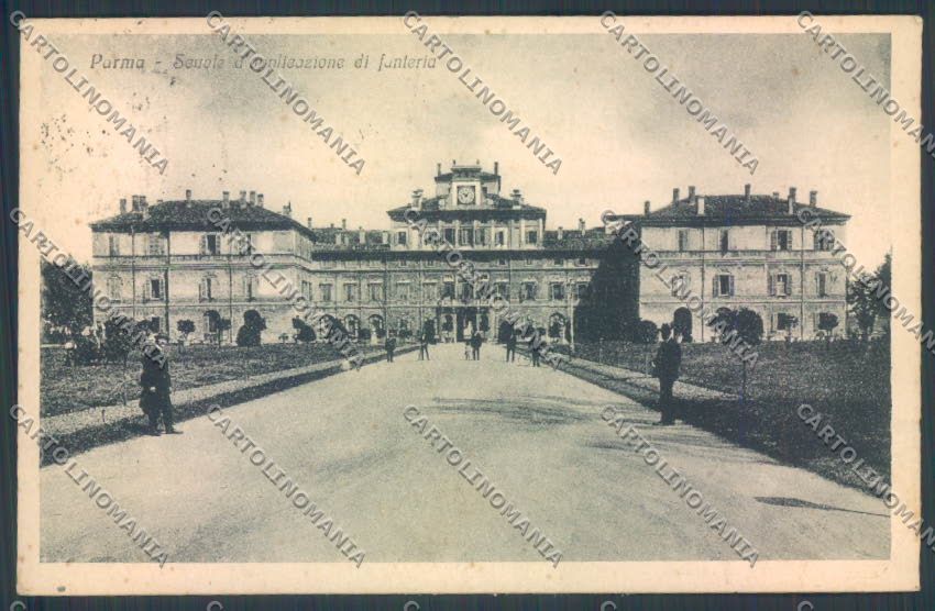 Parma Città Scuola Militare cartolina ZT2625 – fronte