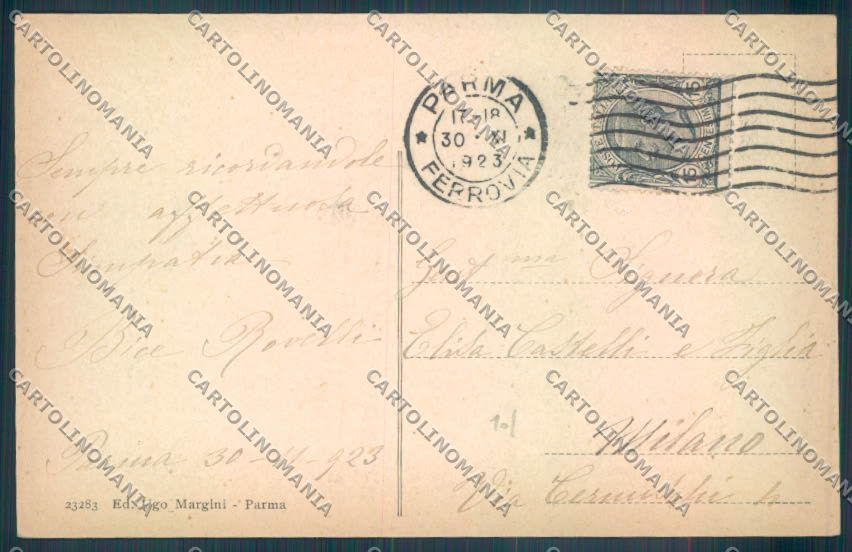 Parma Città Caserma cartolina ZT2634 – retro
