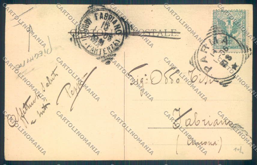 Parma Città Caserma PIEGHINE cartolina ZT2636 – retro
