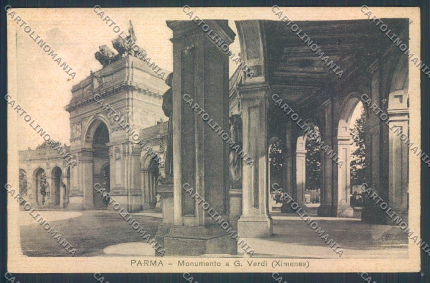 Parma Città Verdi cartolina ZT2654 – fronte