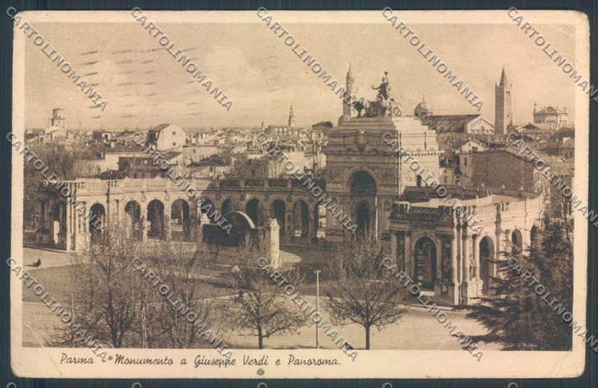 Parma Città Verdi PIEGHE cartolina ZT2660 – fronte
