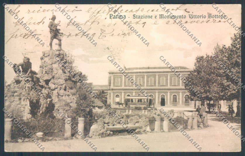 Parma Città Stazione Tram cartolina ZT2665 – fronte