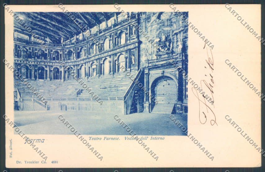 Parma Città 1900 Teatro cartolina ZT2698 – fronte