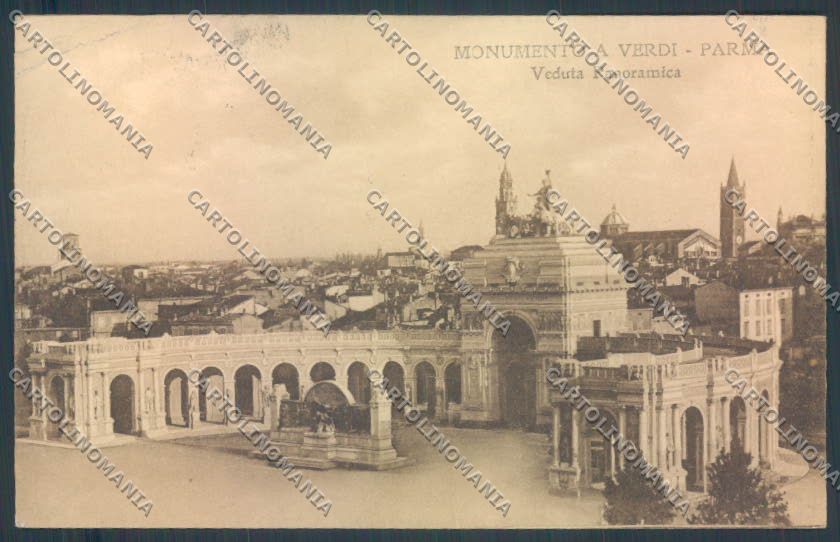 Parma Città Verdi cartolina ZT2726 – fronte