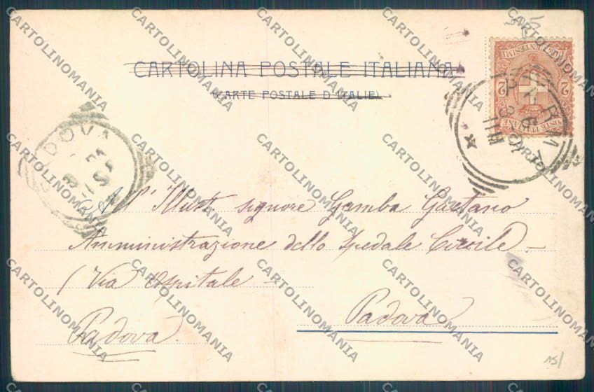 Parma Città Scuola Militare cartolina ZT2730 – retro