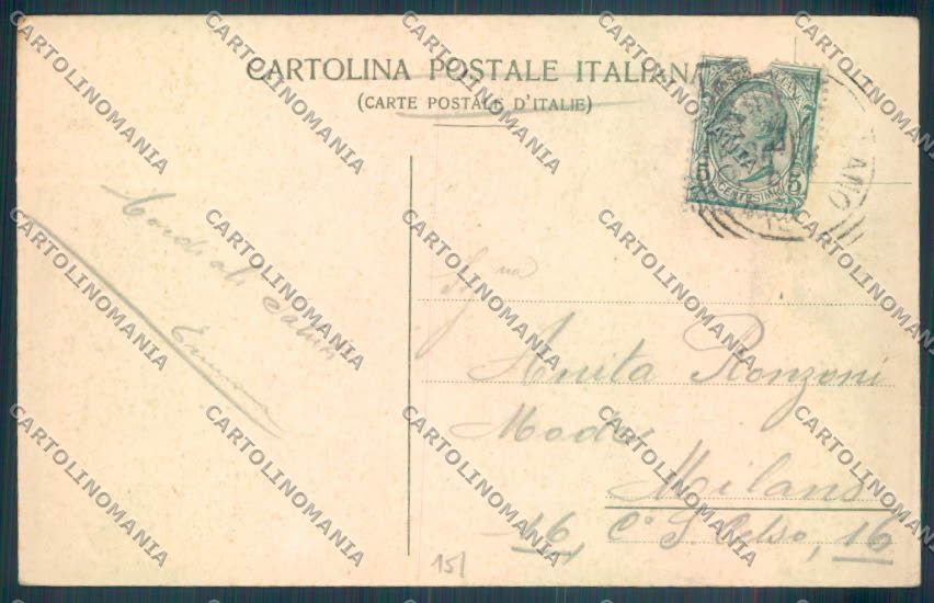 Parma Città Caserma cartolina ZT2736 – retro
