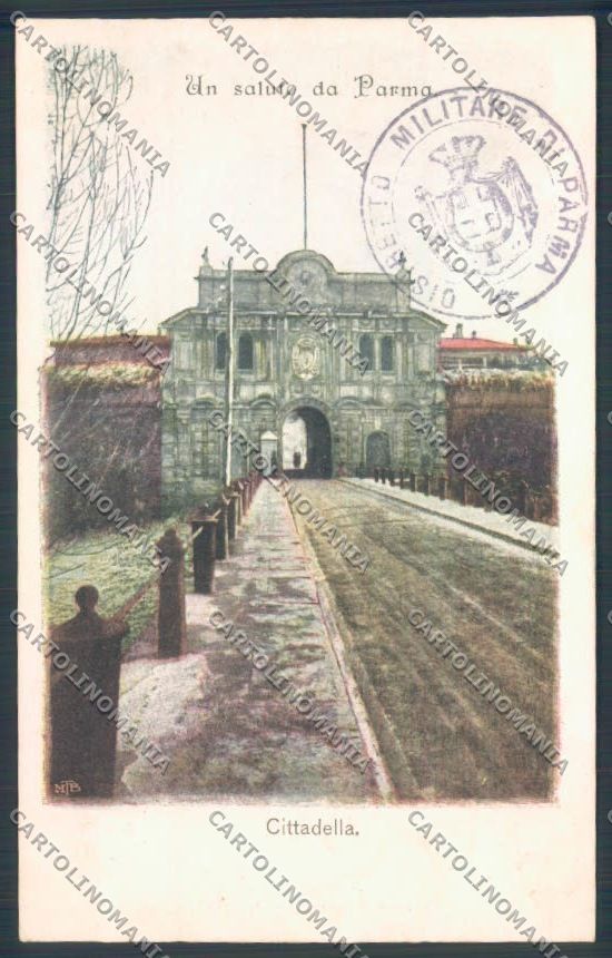 Parma Città Scuola Militare cartolina ZT2737 – fronte