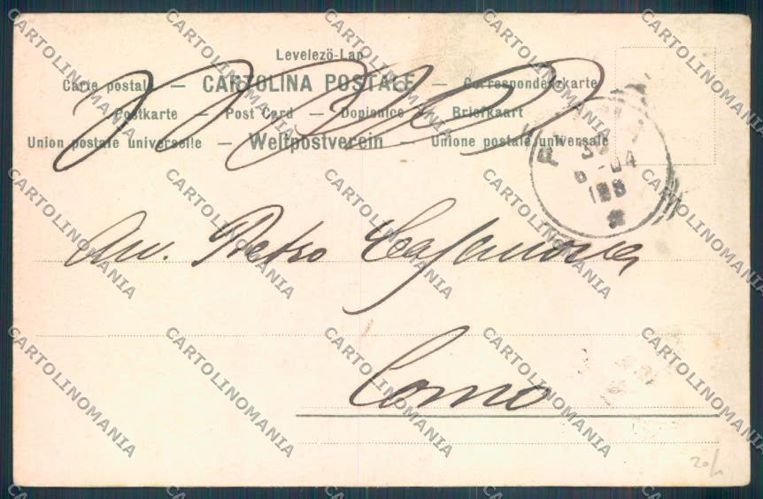 Parma Città Scuola Militare cartolina ZT2753 – retro