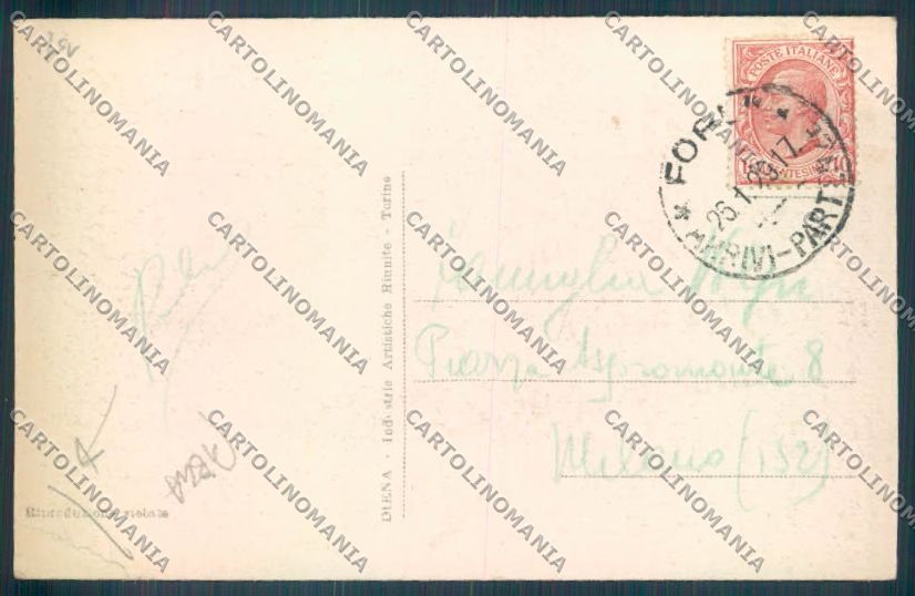 Forlì Città PIEGA cartolina ZT2790 – retro