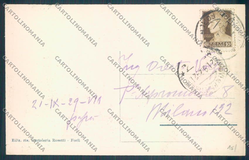 Forlì Città cartolina ZT2812 – retro