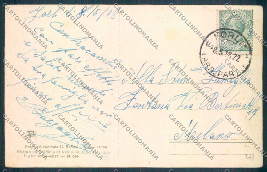 Forlì Città cartolina ZT2817 – retro