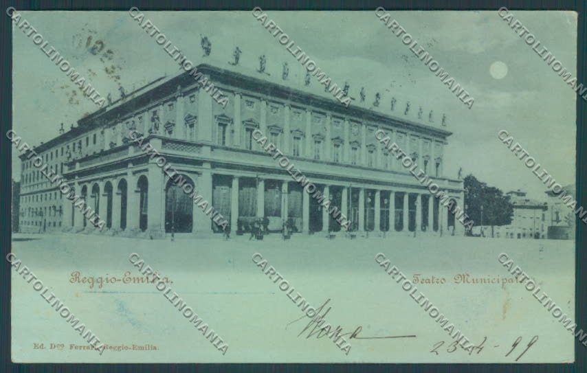 Reggio Emilia Città Teatro cartolina ZT2859 – fronte