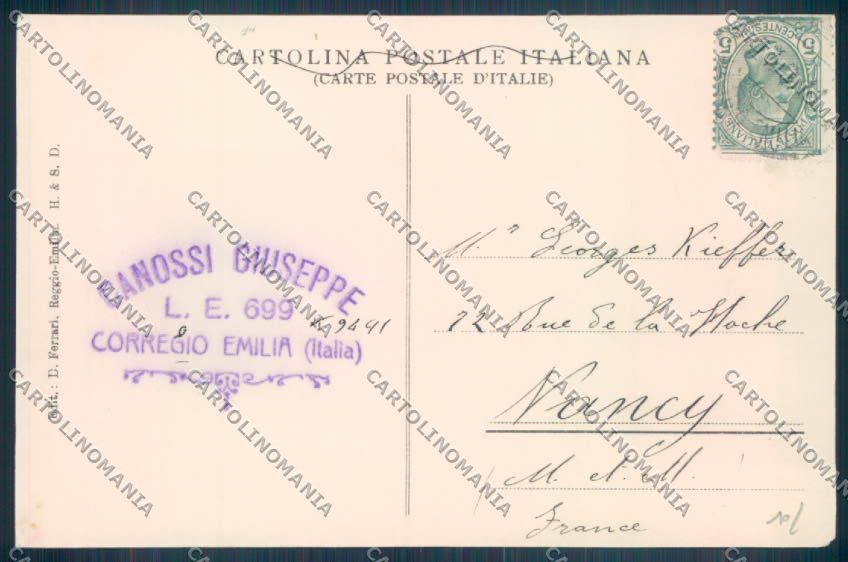 Reggio Emilia Città Teatro cartolina ZT2867 – retro