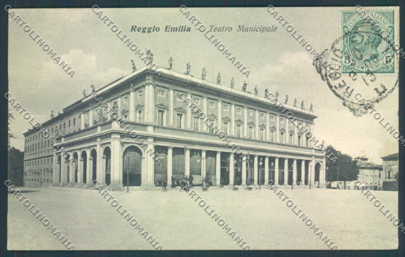 Reggio Emilia Città Teatro cartolina ZT2891 – fronte
