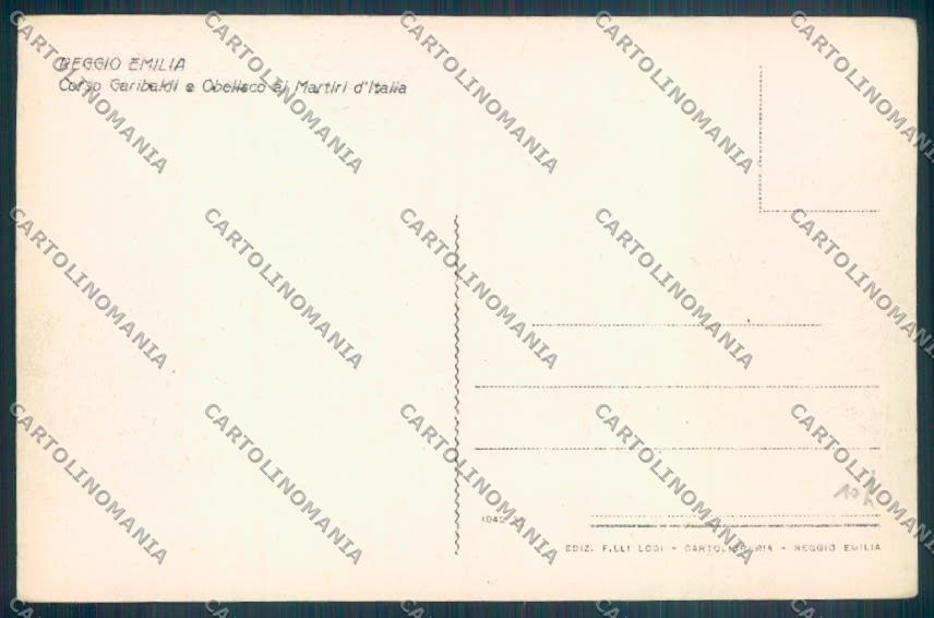 Reggio Emilia Città cartolina ZT2894 – retro