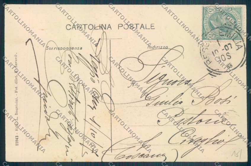 Reggio Emilia Città Teatro cartolina ZT2900 – retro