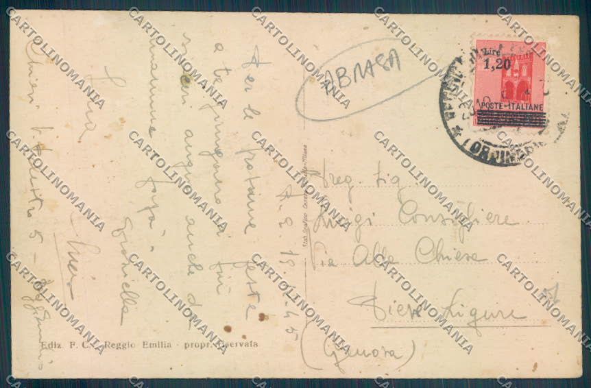 Reggio Emilia Città ABRASA cartolina ZT2902 – retro