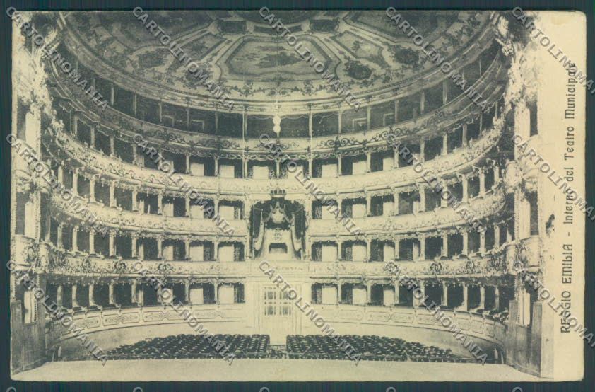 Reggio Emilia Città Teatro cartolina ZT2911 – fronte