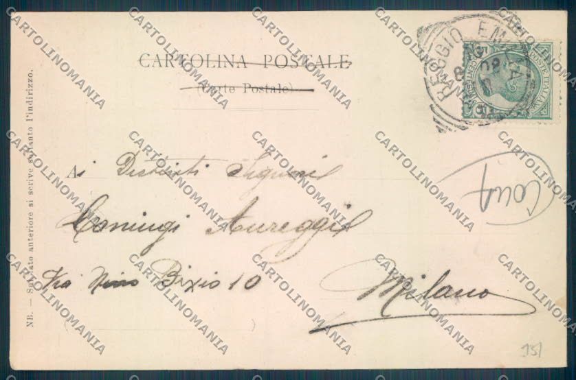 Reggio Emilia Città COLLA cartolina ZT2923 – retro
