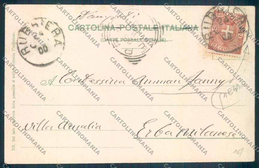 Reggio Emilia Città Teatro PIEGA cartolina ZT2934 – retro