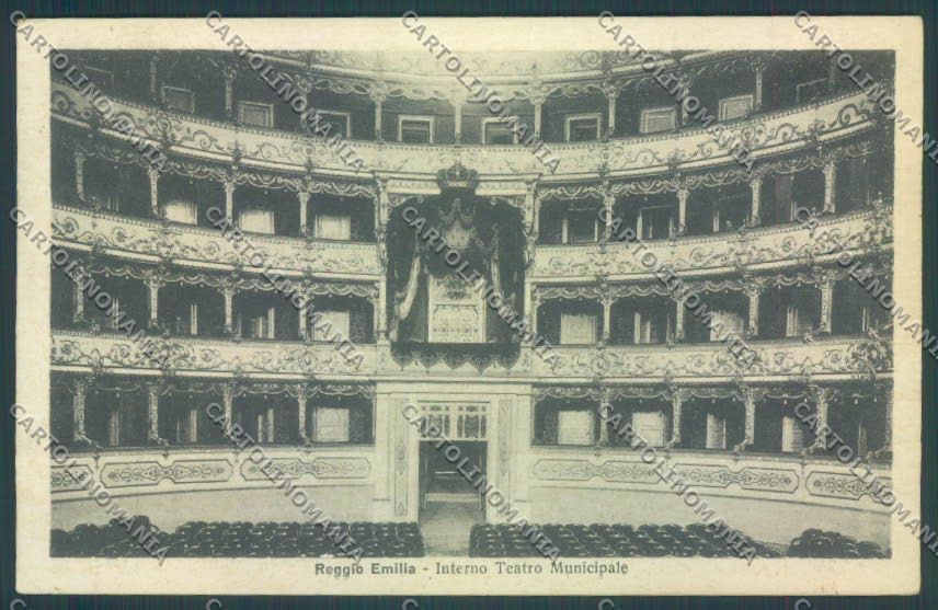 Reggio Emilia Città Teatro cartolina ZT2936 – fronte
