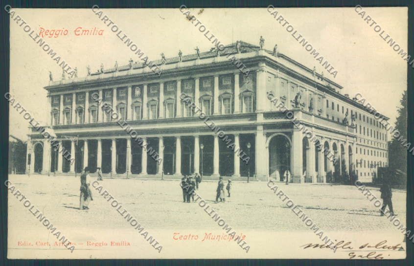 Reggio Emilia Città Teatro cartolina ZT2951 – fronte