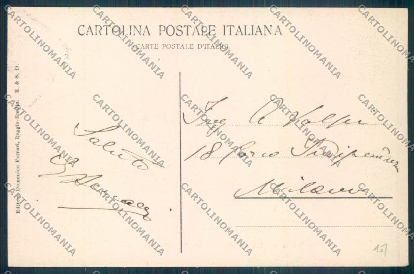 Reggio Emilia Città Teatro cartolina ZT2953 – retro