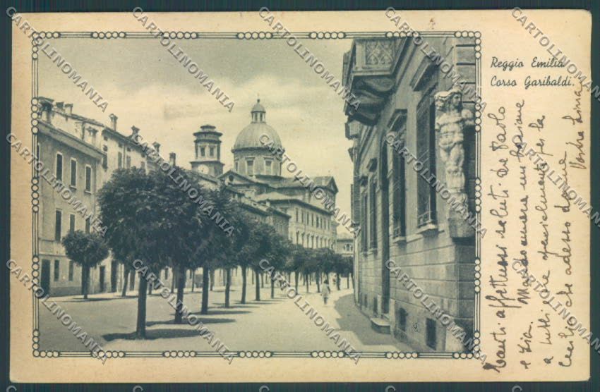 Reggio Emilia Città PIEGA cartolina ZT2968 – fronte
