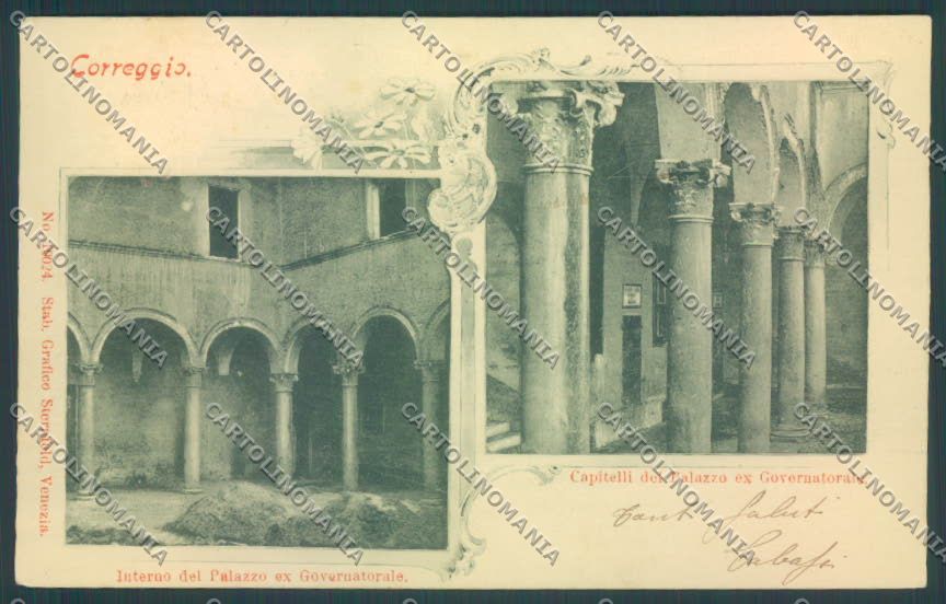 Reggio Emilia Correggio cartolina ZT3001 – fronte