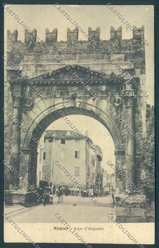 Rimini Città ABRASA cartolina ZT3006 – fronte