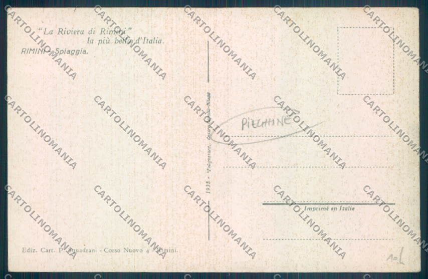 Rimini Città Barca PIEGHINE cartolina ZT3008 – retro