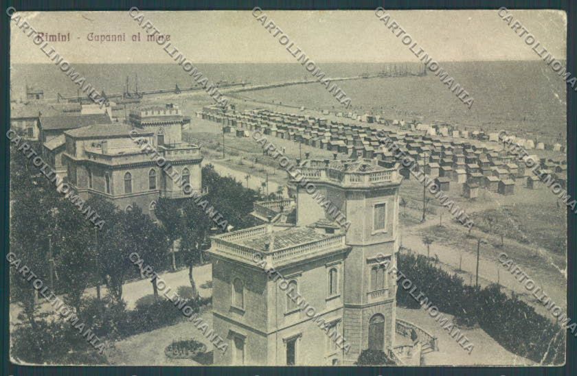Rimini Città PIEGHE cartolina ZT3032 – fronte