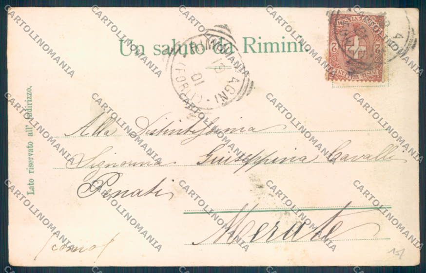 Rimini Città cartolina ZT3043 – retro