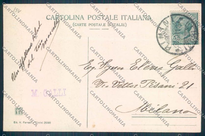 Rimini Città cartolina ZT3045 – retro