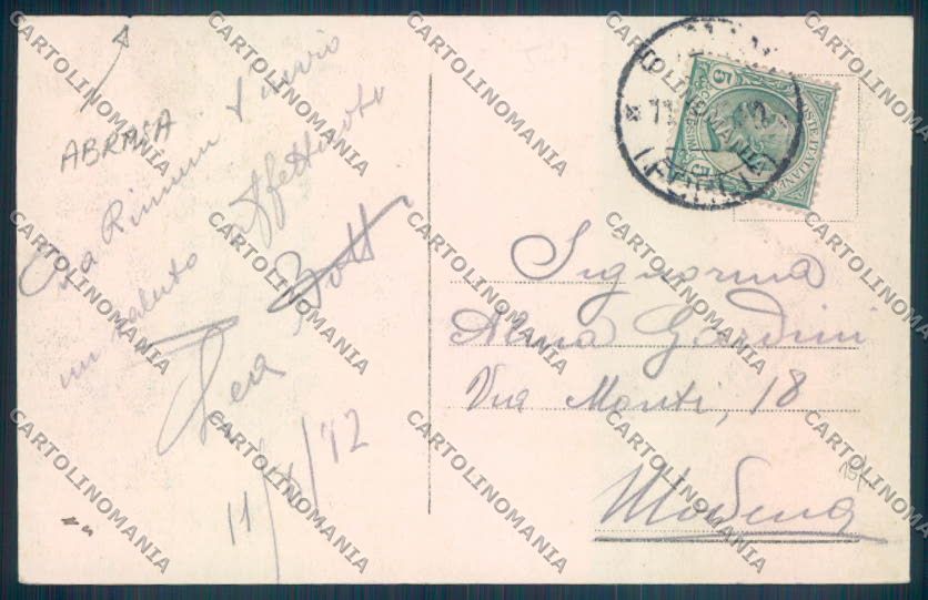 Rimini Città ABRASA cartolina ZT3046 – retro